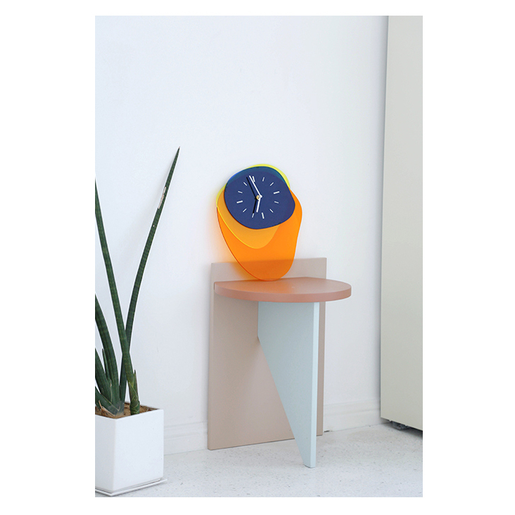 It's Always Golden Hour Clock in Orange Home Decor Interior Design Unniki Singapore Shop Online Home Decor