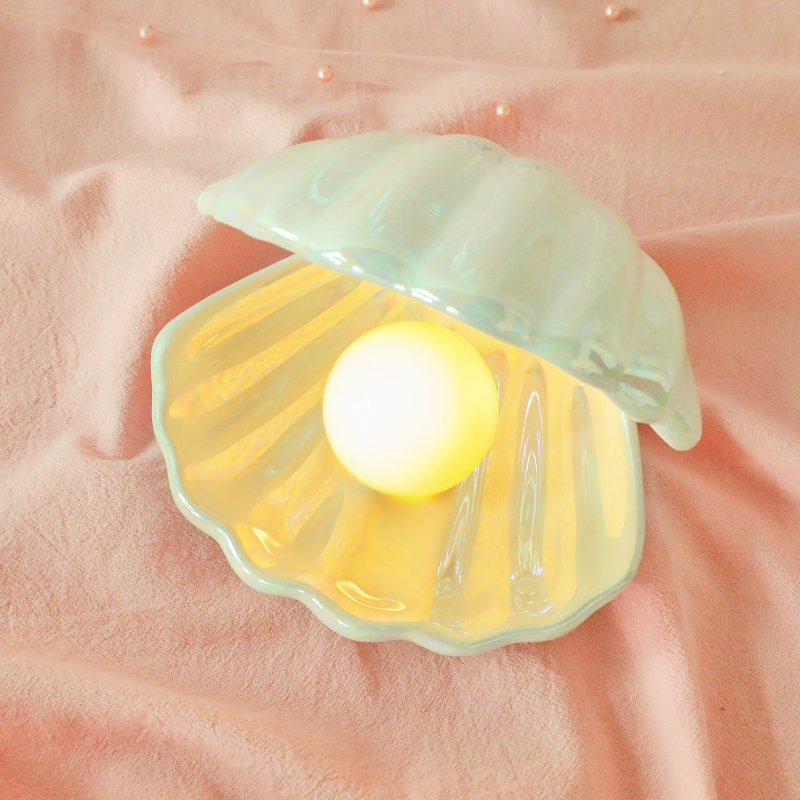 Pearlescent Seashell Night Light Unniki Shop Home Online Quirky